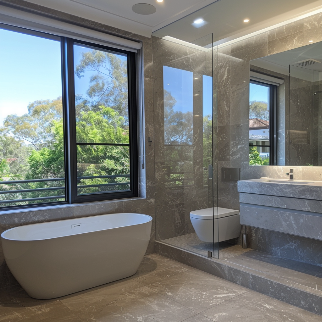 Bathroom fixtures are installed seamlessly by expert plumbers for homes in Paddington.